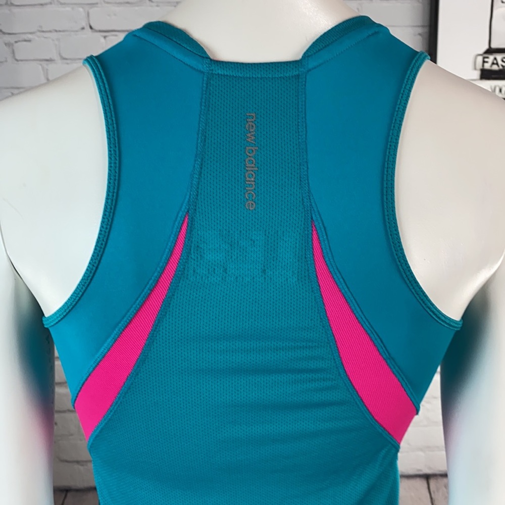 NEW BALANCE Blue/Pink Razorback Tank Top Size: XS - Picture 6 of 17